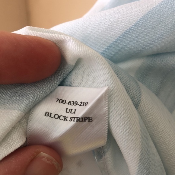 Rails Uli Block Stripe Lace Up Shirt Tunic Top XS - Picture 5 of 7